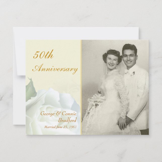 Invitaciones para la fiesta del 50 aniversario - R (Anverso)