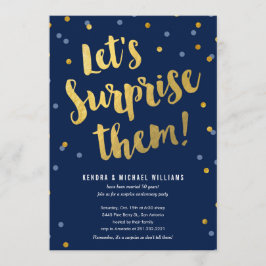 Invitaciones para la Fiesta Sorpresa de la Pareja