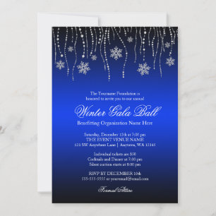 Invitaciones para la Gala de Copos de Nieve de Pla