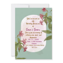 Invitaciones para la Recepción de Boda