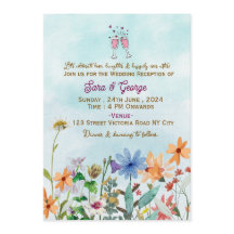 Invitaciones para la Recepción de Boda 