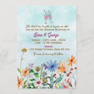Invitaciones para la Recepción de Boda