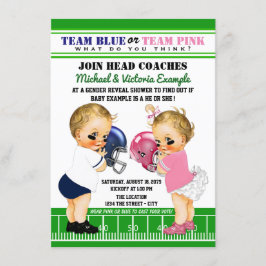 Invitaciones para la Revelación del Sexo con Fútbo