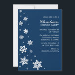 Invitaciones para los copos de nieve<br><div class="desc">Elegantes invitaciones de copos de nieve para sus próximos Navidades o Fiesta de Vacaciones.</div>