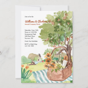 Invitaciones para picnic