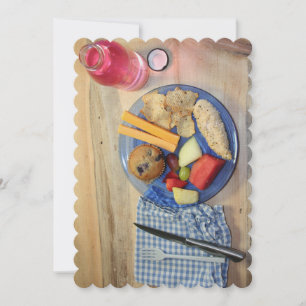 Invitaciones para picnic de smorgasbord