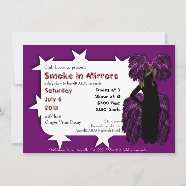 Invitaciones para presentación de Personalizados d (Anverso)