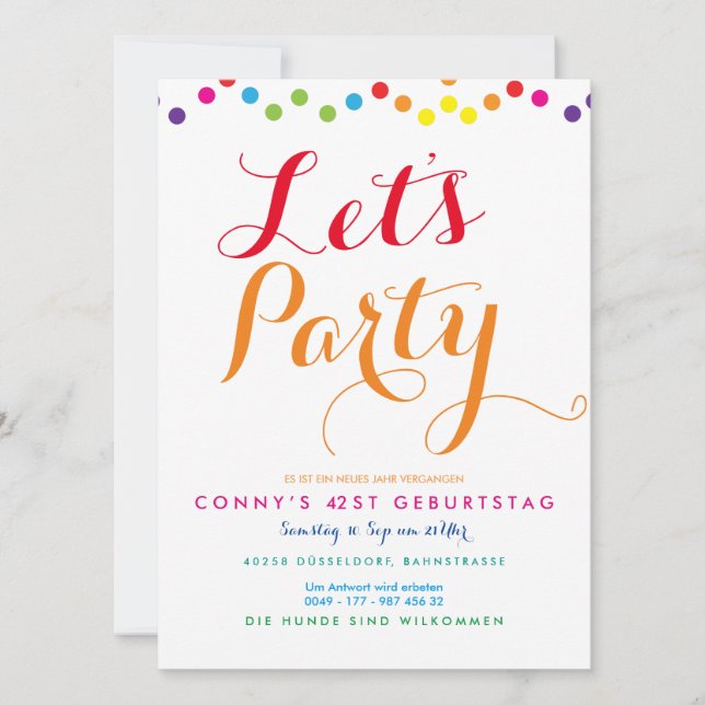  invitaciones para reuniones informales colores ar (Anverso)