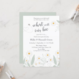 Invitaciones para Revelación del Sexo del Bebé Abe