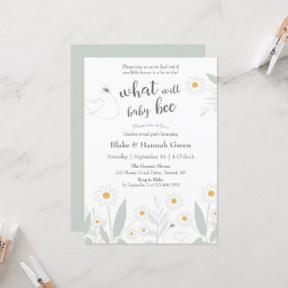 Invitaciones para Revelación del Sexo del Bebé Abe