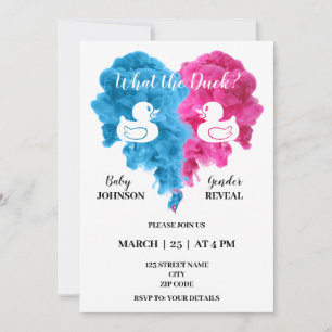 Invitaciones para revelar el género del golf
