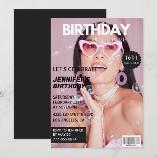 invitaciones para sus 16 años para la portada de l