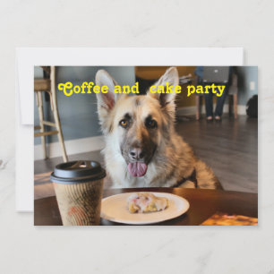 Invitaciones para tomar café en horario de aperiti