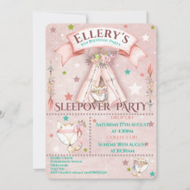 Invitaciones para una Fiesta con Pernocta | Fiesta