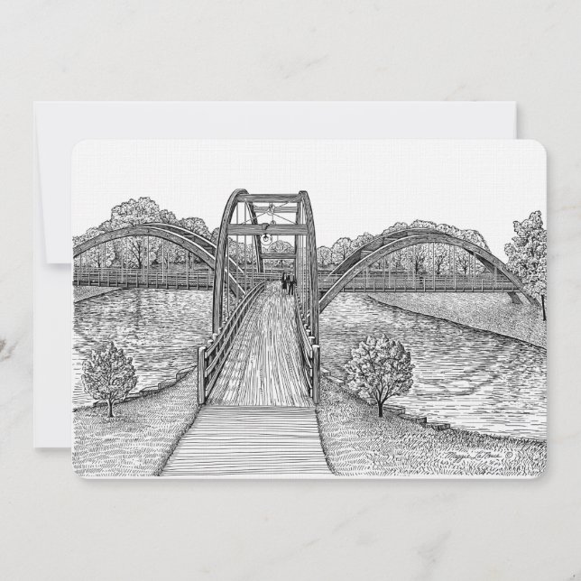 Invitaciones para viajar - Midland Michigan (Anverso)