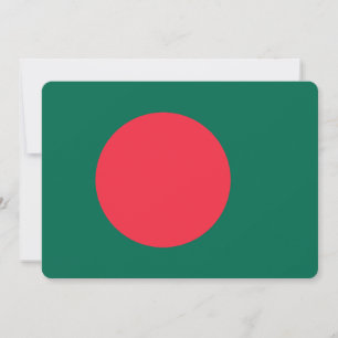 Invitaciones patrióticas con bandera de Bangladesh
