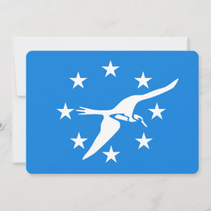 Invitaciones patrióticas con bandera de Corpus Chr