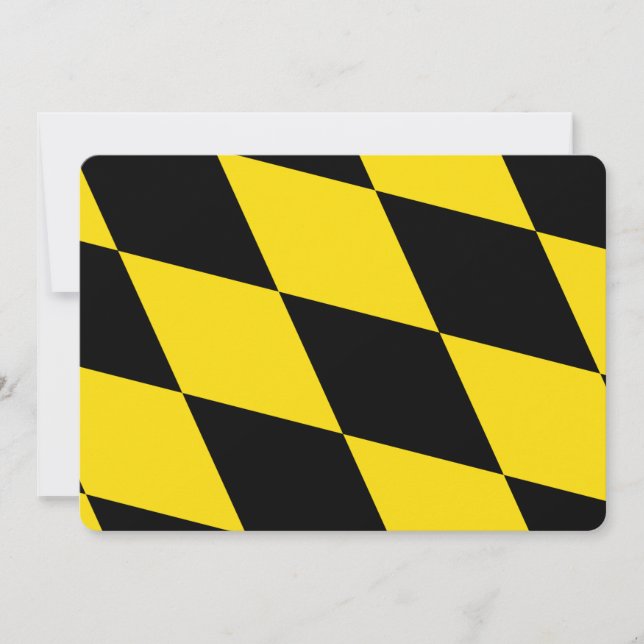 Invitaciones patrióticas con bandera de Múnich (Anverso)
