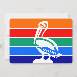 Invitaciones patrióticas con bandera de San Peters