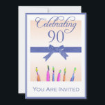 Invitaciones personalizadas a la fiesta de cumplea<br><div class="desc">Esta invitación a la fiesta de cumpleaños es una señal para sus invitados de que un fiesta está listo para ser tenido.  También busca franqueo coincidente.</div>