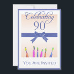 Invitaciones personalizadas a la fiesta de cumplea<br><div class="desc">Esta invitación a la fiesta de cumpleaños es una señal para sus invitados de que un fiesta está listo para ser tenido.  También busca franqueo coincidente.</div>
