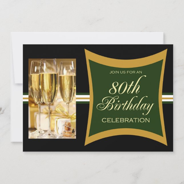 Invitaciones personalizadas a la fiesta de cumplea (Anverso)