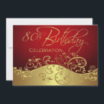 Invitaciones personalizadas a la fiesta de cumplea<br><div class="desc">Esta invitación festiva de cumpleaños es una señal para sus invitados de que un fiesta está listo para ser tenido.  ¡Busca también el correo correspondiente!</div>
