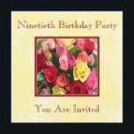 Invitaciones personalizadas a la fiesta de cumplea<br><div class="desc">Esta invitación festiva de cumpleaños es una señal para sus invitados de que un fiesta está listo para ser tenido.  ¡Busca también el correo correspondiente!</div>