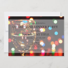 Invitaciones personalizadas con luces de efecto Bo