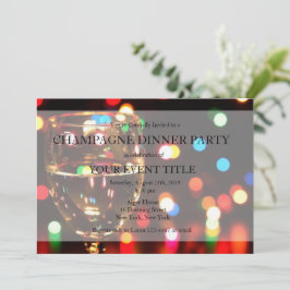 Invitaciones personalizadas con luces de efecto Bo