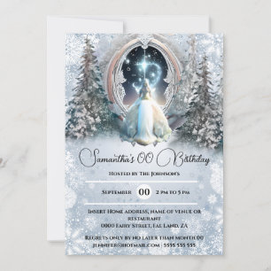 Invitaciones personalizadas de cuento de hadas par