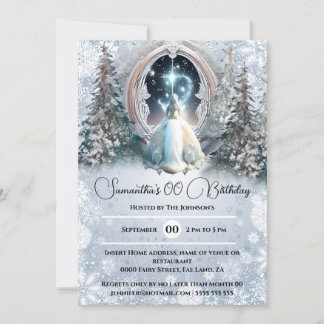 Invitaciones personalizadas de cuento de hadas par