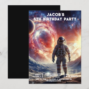 Invitaciones personalizadas de cumpleaños para una