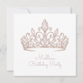 Invitaciones personalizadas de cumpleaños princesa