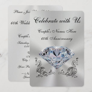 Invitaciones Personalizadas de Diamante de Anivers