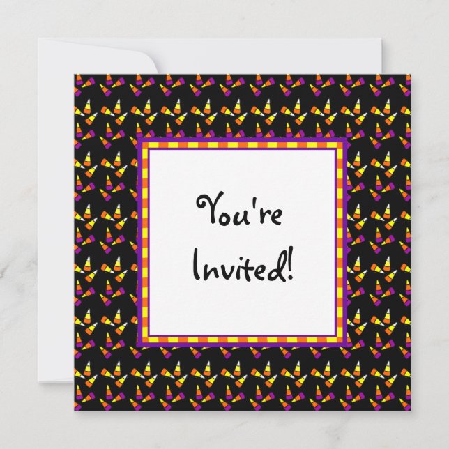 Invitaciones personalizadas de fiesta de dulces de (Anverso)