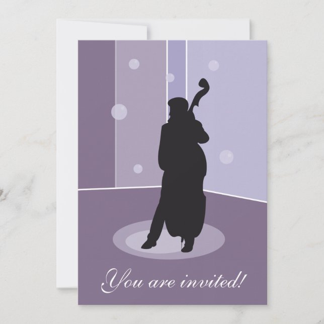 Invitaciones Personalizadas de Músico - Personaliz (Anverso)