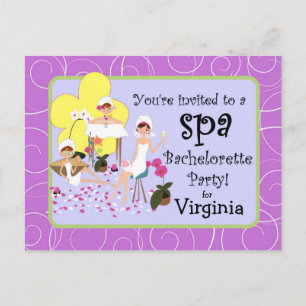 Invitaciones personalizadas del balneario del