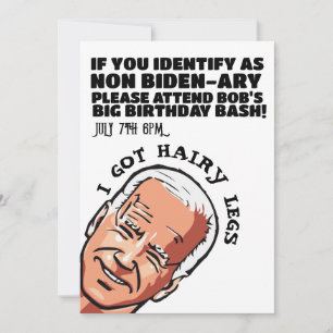 Invitaciones personalizadas divertidas para la fie