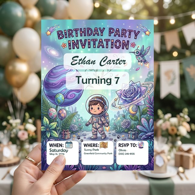 Invitaciones personalizadas para fiesta de cumplea (Subido por el creador)