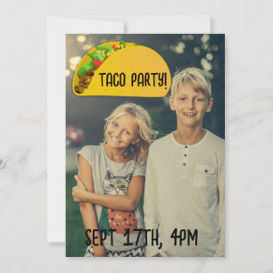INVITACIONES PERSONALIZADAS PARA FIESTA DE TACO CO