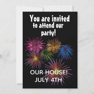 INVITACIONES PERSONALIZADAS PARA FUEGOS ARTIFICIAL