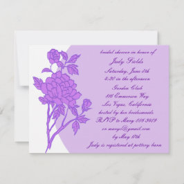 Invitaciones personalizadas para la ducha nupcial 