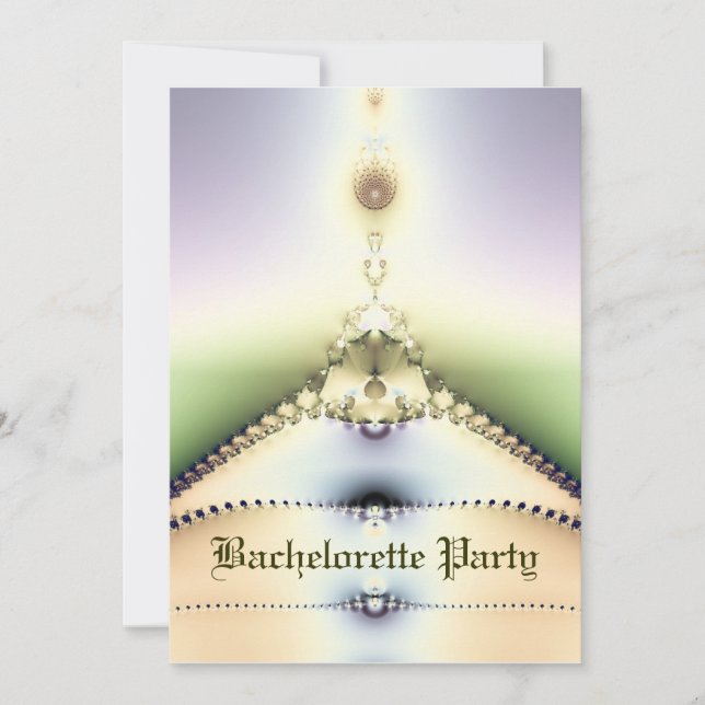 Invitaciones Personalizadas para la Fiesta de Desp (Anverso)