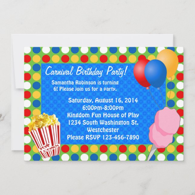 Invitaciones Personalizados de las Luces Brillante (Anverso)