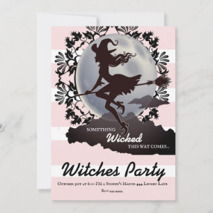 Invitaciones perversas de la fiesta de Halloween
