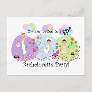 Invitaciones postales a la fiesta de la bachillera