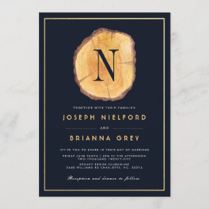 Invitaciones que se casan del monograma el   del