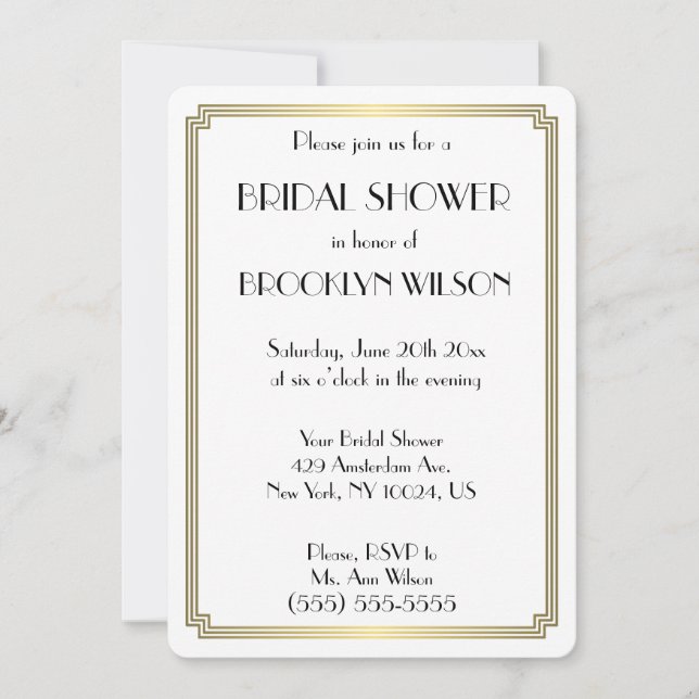 Invitaciones redondas a la ducha de novias de esti (Anverso)