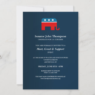 Invitaciones republicanas a recaudar fondos